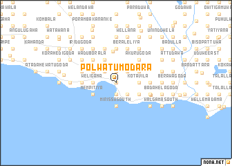 map of Polwatumodara