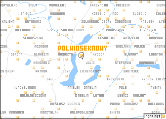 map of Półwiosek Nowy