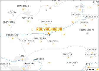 map of Polyachkovo