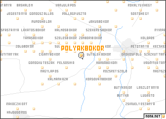 map of Polyákbokor
