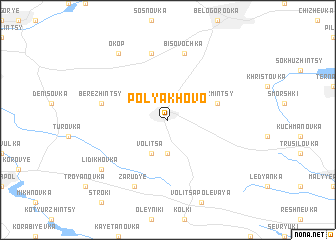 map of Polyakhovo