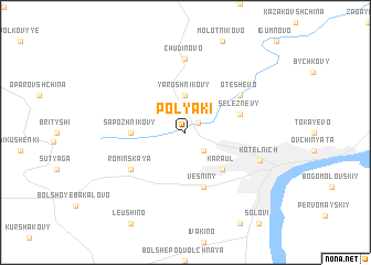 map of Polyaki