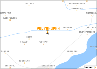 map of Polyakovka