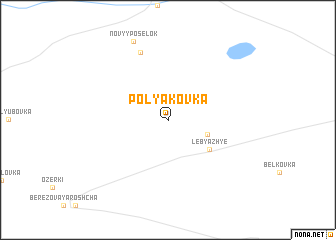 map of Polyakovka