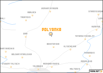 map of Polyanka