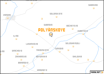 map of Polyanskoye