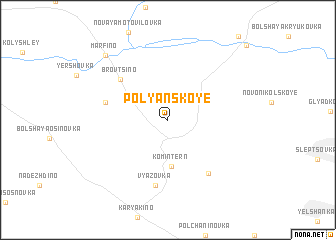 map of Polyanskoye
