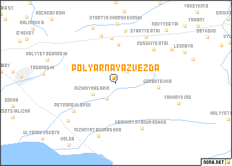 map of Polyarnaya Zvezda