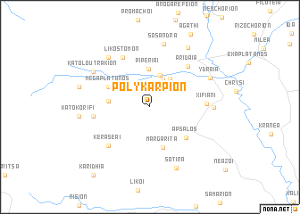 map of Polykárpion