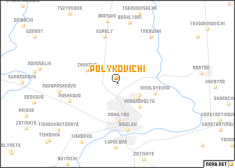 map of Polykovichi