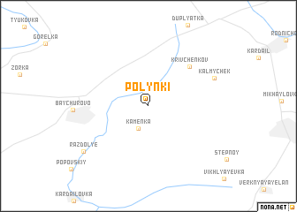 map of Polynki