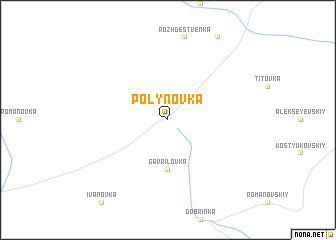 map of Polynovka