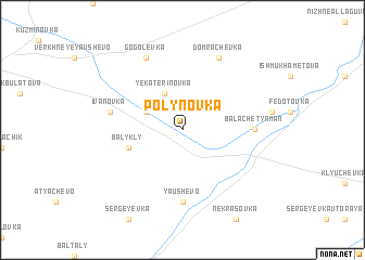 map of Polynovka