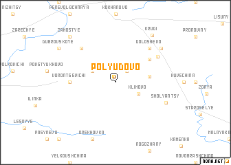 map of Polyudovo