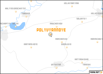 map of Polyvyannoye