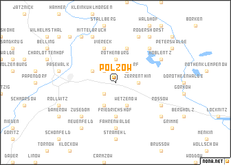 map of Polzow