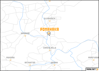 map of Pomahaka