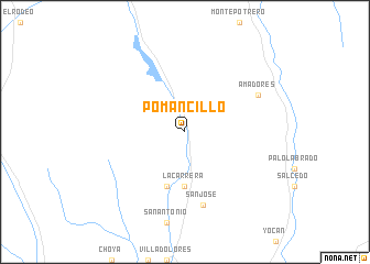 map of Pomancillo