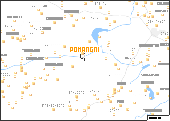 map of Pomang-ni