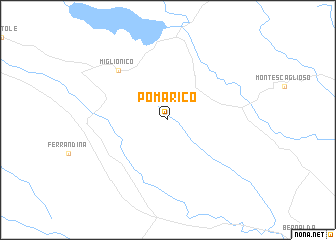 map of Pomarico