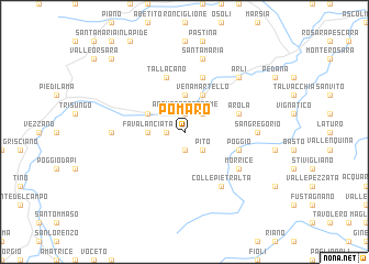 map of Pomaro