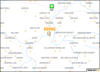 map of Pomas