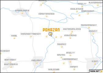 map of Pomazan
