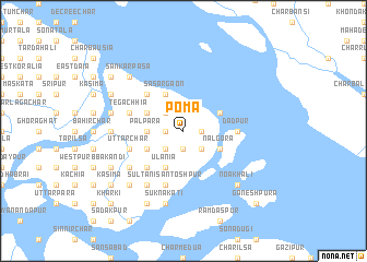 map of Poma