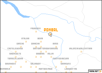 map of Pombal