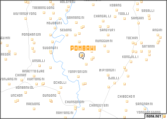 map of Pŏmbawi