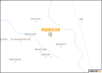 map of Pombeira
