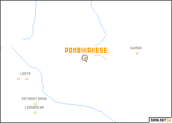 map of Pombi-Kakese