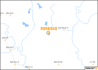 map of Pomboko