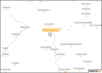 map of Pŏm-dong