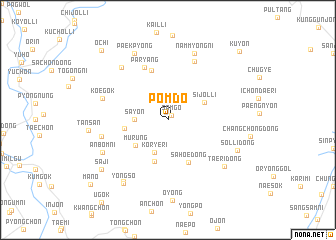 map of Pŏmdo