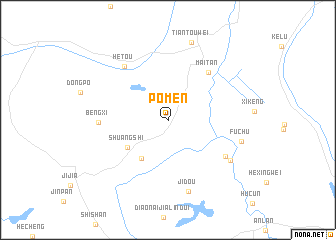 map of Pomen