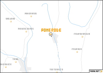 map of Pomerode