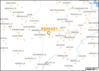 map of Pomeroy