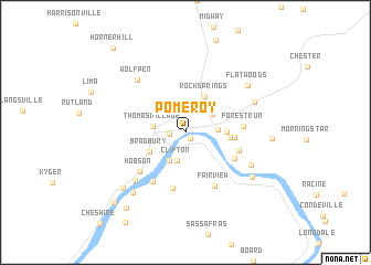 map of Pomeroy