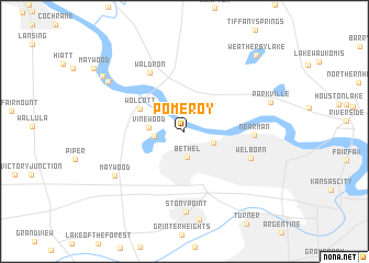 map of Pomeroy