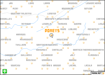 map of Pomeys