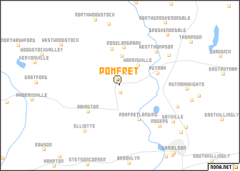 map of Pomfret