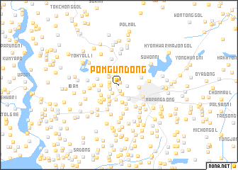 map of Pŏmgŭn-dong