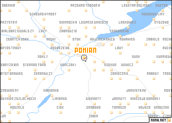 map of Pomian