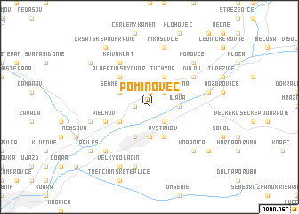 map of Pominovec