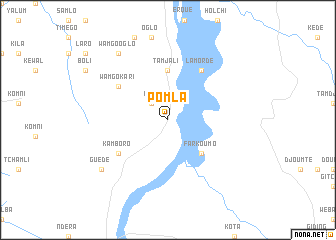 map of Pomla