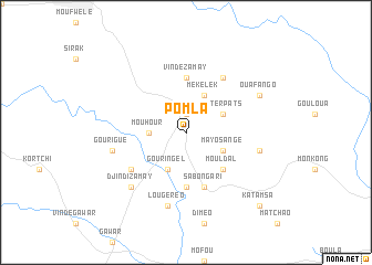 map of Pomla