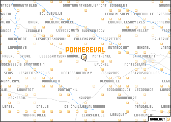 map of Pommeréval