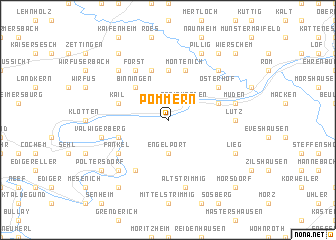 map of Pommern