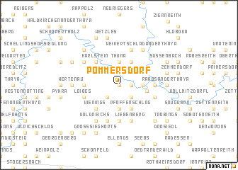 map of Pommersdorf